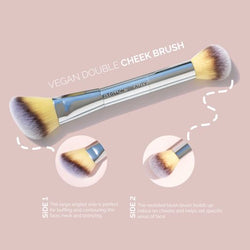 Fitglow Teddy Double Cheek Brush