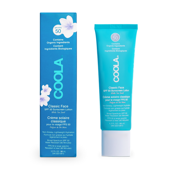 Coola Classic Face SPF 50 White Tea Lotion